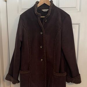 L.L. Bean Dark Brown Jacket warm